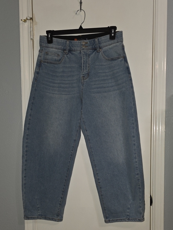 Indigo Poppy Denim - Indigo Poppy Light Wash Barrell Jeans Sz 10
